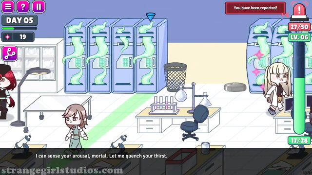 Chibi anime girls in tentacle lab breach orgy day 5