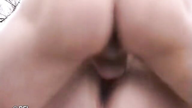 Granny anal sex in woods closeup, big ass outdoor penetration