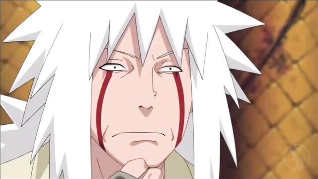Naruto anime guy with white spiky hair stares intensely in hentai thumbnail
