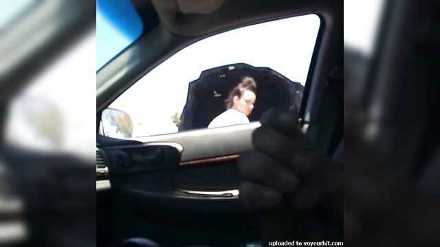 Amateur public cock flash from car to shocked brunette woman