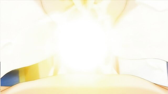 Beat Blades Haruka Ep.3 hentai girl closeup blurred yellow glow