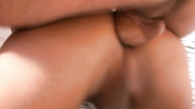 Aline Santos shemale closeup anal sex with thick cock insertion