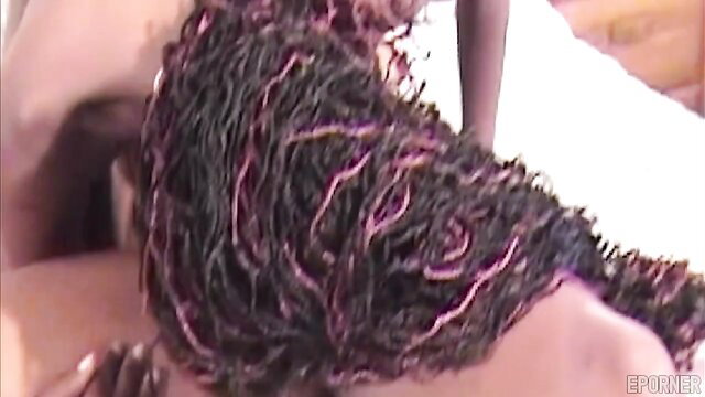 Ebony lesbians eating pussy in hot 69 on bed