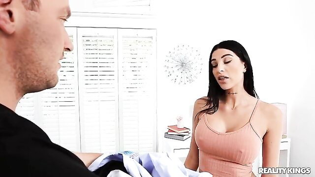 Big Titty Latina Azul Hermose fucked by ex-BF in tight top