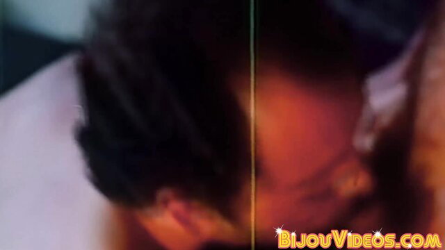 Vintage babe Keith Anthoni in hardcore blowbang sucking cocks