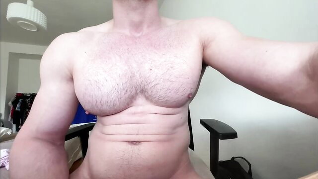 Hairy muscular guy full bush amateur selfie nude blue eyes