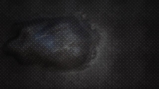 Lauren Phillips closeup face in dark BTS gloryhole scene