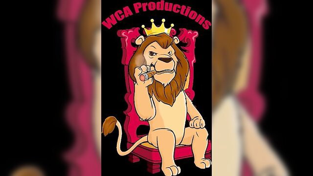 Misty Meaner as WCA lion king on throne smoking cigar adult video thumbnail