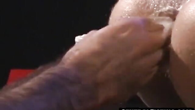 Marco fists hairy ass deep in extreme fisting anal scene