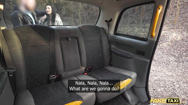 Fake Taxi emo teen Nala big tits in cab, what are we gonna do?
