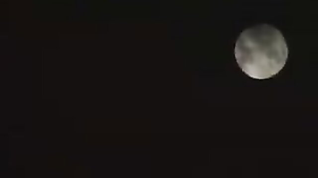 Submissive young girl cries under full moon, treated like animal
