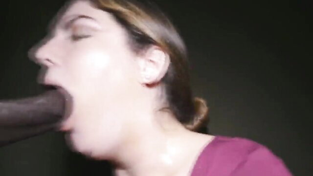 Chubby teen deepthroating thick black cock in sweaty oral