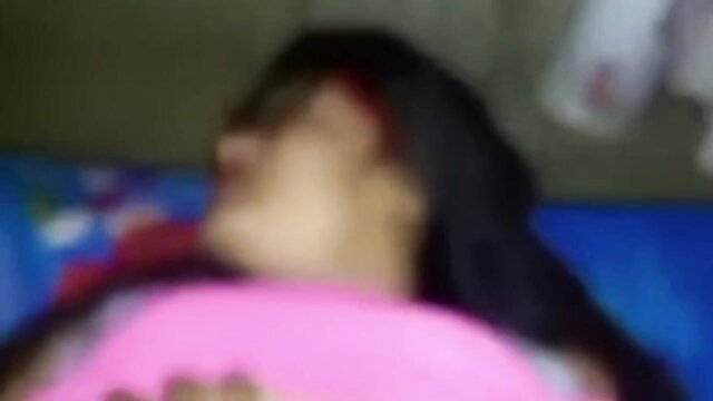 Ko Ko Nepali amateur babe sleeping with pink pillow, closeup