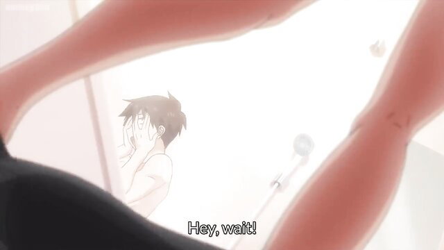 Hentai girl feet smother shy guy's face in steamy JAV scene