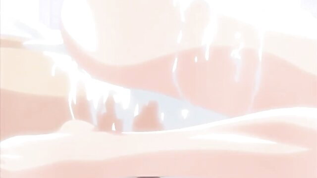 Pink hazy erotic thumbnail: curvy nude woman bent over with hands on ass