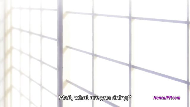 Horny anime babe surprised in hentai scene, uncensored