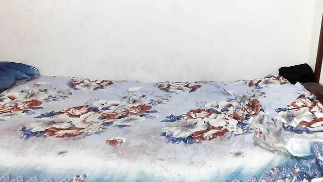 Arab gay bottom on floral bed, ass up for anal pounding part 1