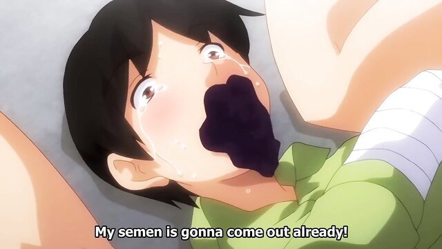 Sadistic hentai nurse forces panty gag on trapped femboy patient in Semen Extraction Ward 6