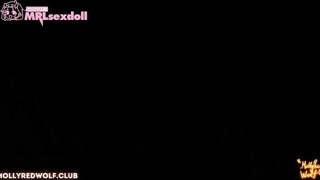 Horny MRL sex doll waifu in pink lingerie at MRL Sex Doll club