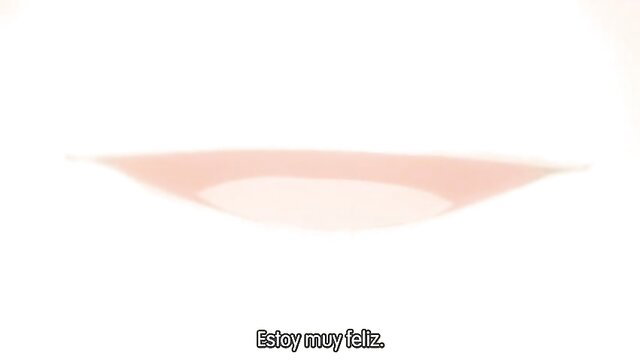 Excited anime teen's glossy pink lips tease shy schoolboy in ecchi fun