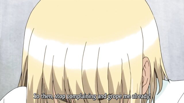 Blonde hentai teen with huge tits demands titty fuck in Anoko to Iikoto