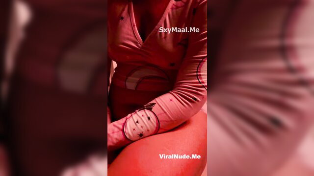 Insta Influencer Dhaksha Rose Sexy Jumpsuit Tease on Balcony