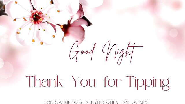 Camillacassidy good night thank you tipping Chaturbate busty milf