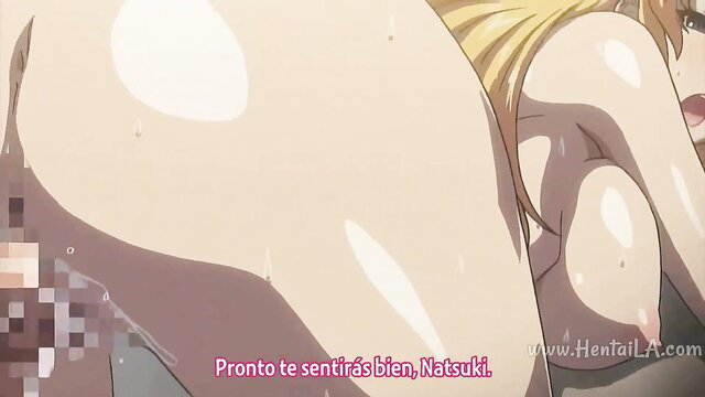 Anime MILF Natsuki teases with big tits and ass in hot hentai scene