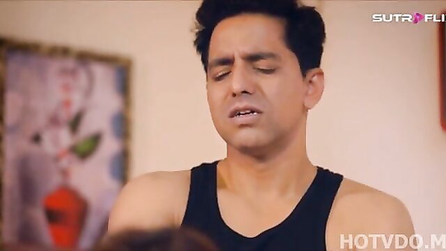 Indian man grimacing in ecstasy, hot Sutraflix Sambhog Episode 1 thumbnail