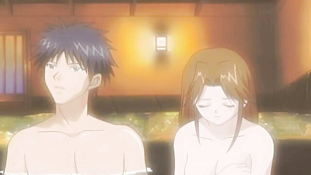 Japanese JAV couple nude in steamy bath, Love Spa Part 2 thumbnail