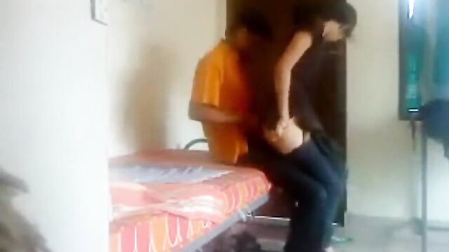 Desi Tara quickie with stepbrother spying, standing fuck