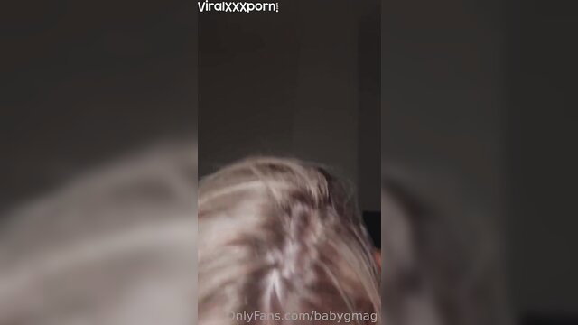 Stefanie Knight blonde head turn in steamy uncut fuck tape reveal