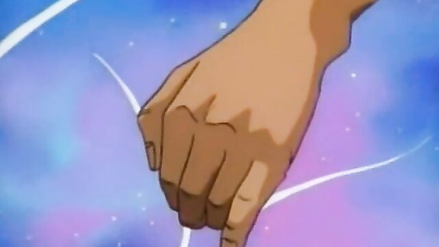 Anime hentai hand reaching for big tits in perverted doctor nurse scene