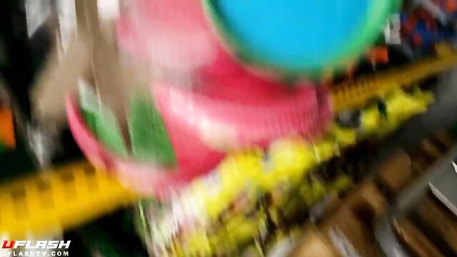 Indian MILF Dick Touch Tease In Store With Toys