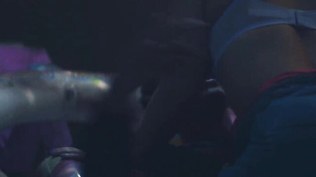 Caylee Cowan nude tits in Willy's Wonderland celebs scene