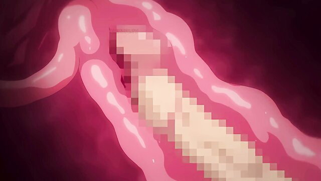Immoral Game Master Ep.1 hentai tentacle penetration in pink pussy closeup