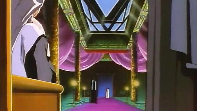 Legend of Reyon: God of Darkness hentai anime scene in grand palace hall