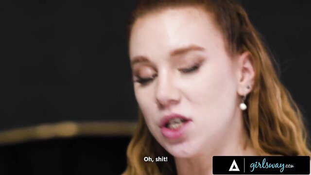 Madison Morgan says 'Oh shit' in steamy Girlsway scene