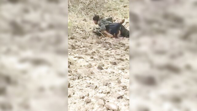Desi village girl fucked doggystyle outdoors by local guy in amateur MMS