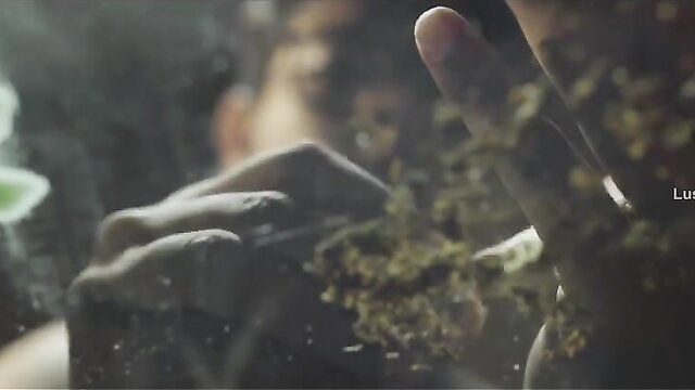 Horny teen boy fingers hot Indian stepmom's wet pussy closeup