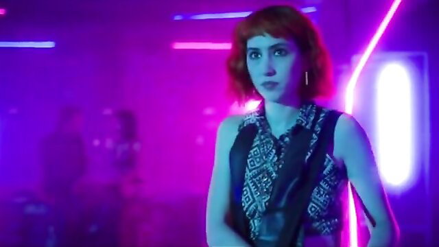 Daria Panchenko redhead nude tits in neon Maria 2023 scene