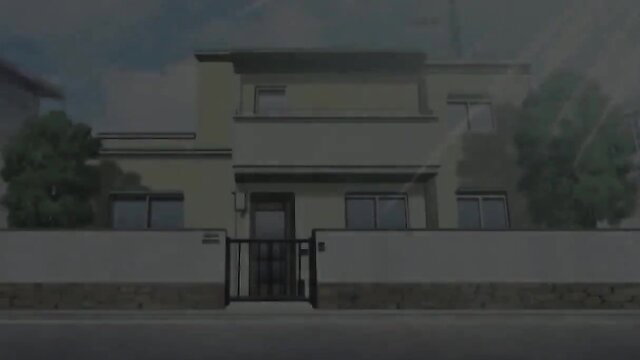 Anime hentai house exterior thumbnail for lucky boy fucking slutty girls porn