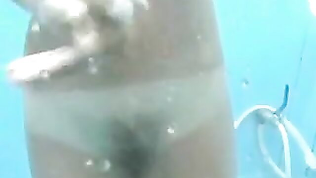 Topless girl nice tits wet shower voyeur video