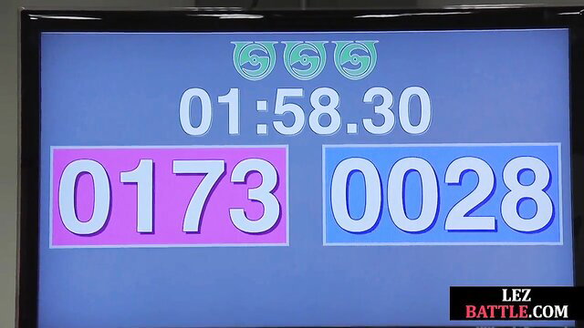 Ebony lez wrestler pins redhead babe in intense mat fight