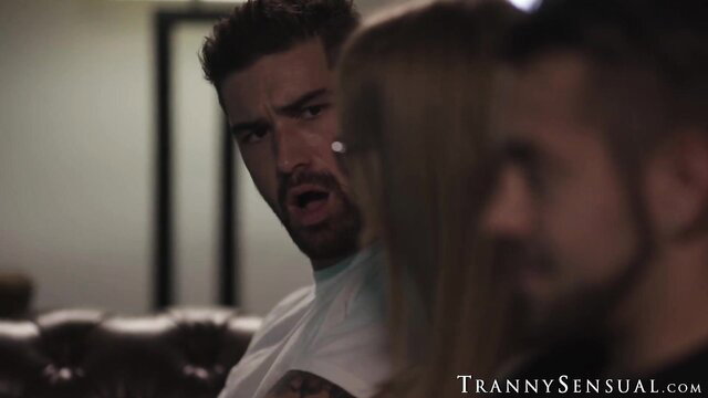 Trans Crystal Thayer lures Chris Damned for secret fuck - Transsensual