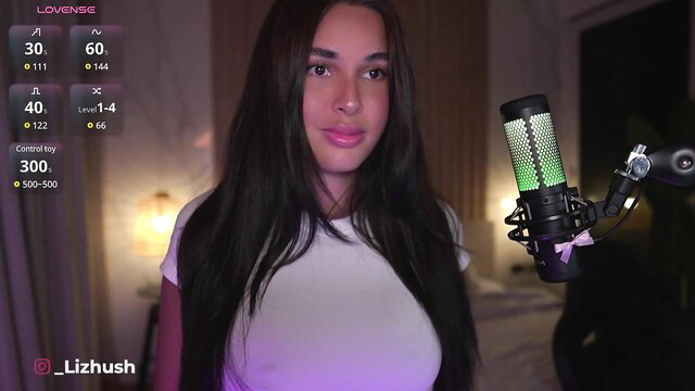 Lizhush_ sexy webcam tease with big tits and glowing mic