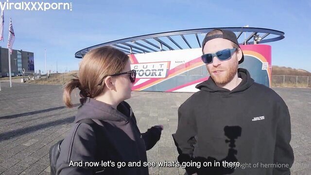 Hermione Potter teases outdoors at Zandvoort event in amateur video