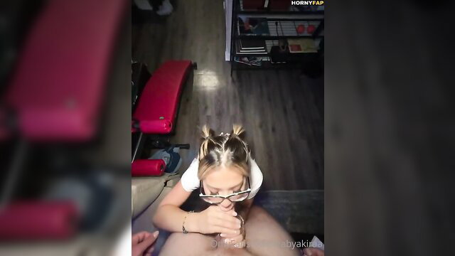 BabyAkira nude schoolgirl fingering pussy closeup OnlyFans leak