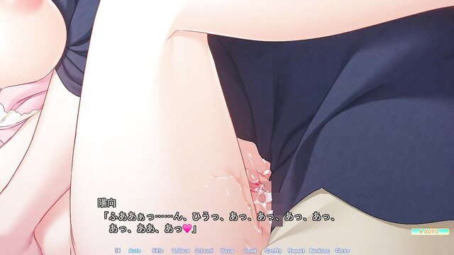 Anime JAV thumbnail Mizubotoke Hinata closeup skirt lift pussy tease