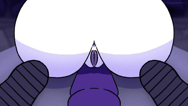 Morgana rubbing her pussy closeup with huge white ass cheeks spread